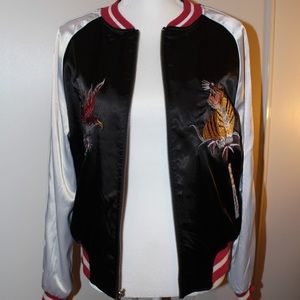 Japan Reversible Satin Bomber Jacket